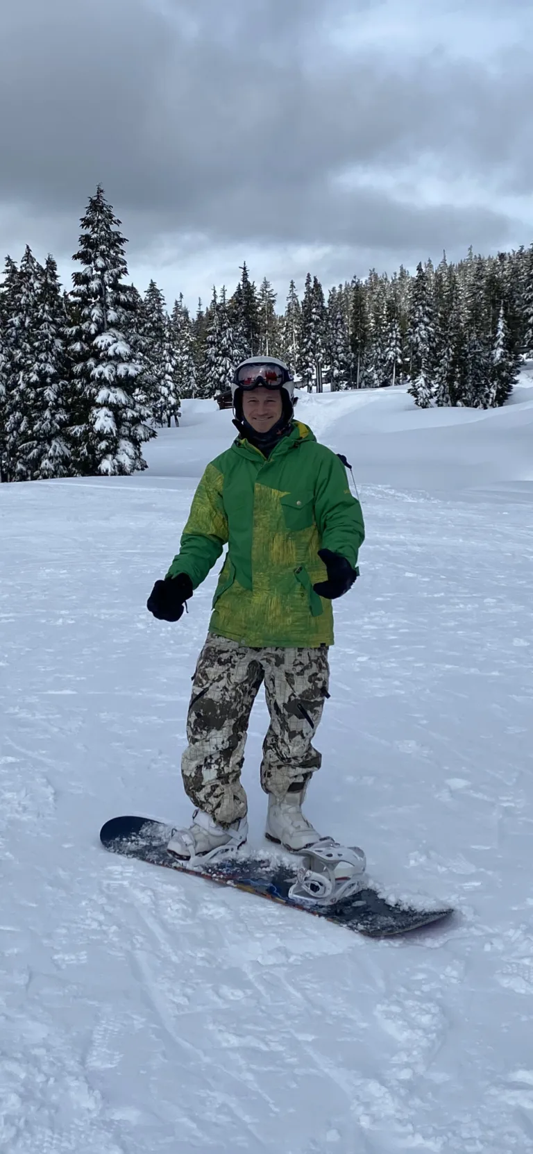 Vancouver Island recovery, snowboarding